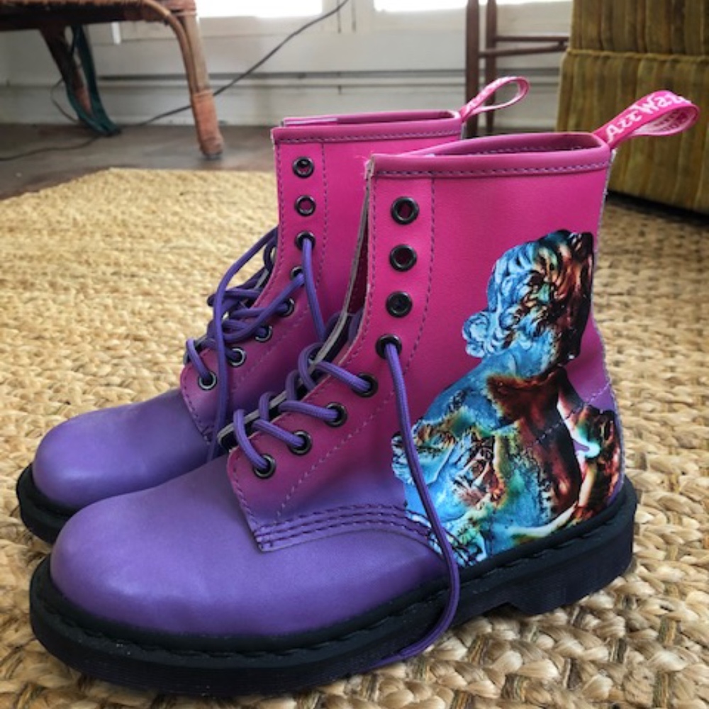 Doc Martens 1460 Pink Blue Ombre SIZE 7